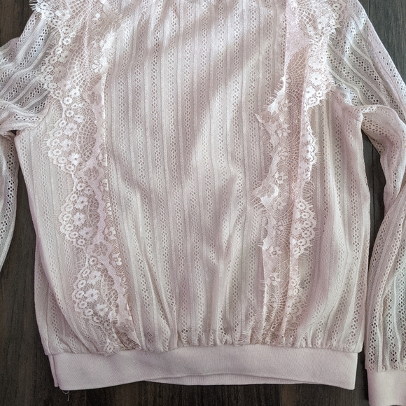 Delicate lace pullover sweater - Picture 4 of 5